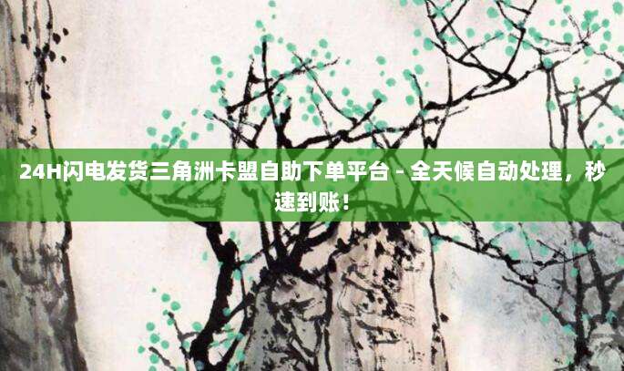 24H闪电发货三角洲卡盟自助下单平台 - 全天候自动处理，秒速到账！